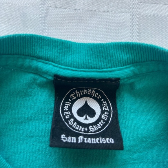 Thrasher Blue Godzilla T-shirt - Picture 8 of 11